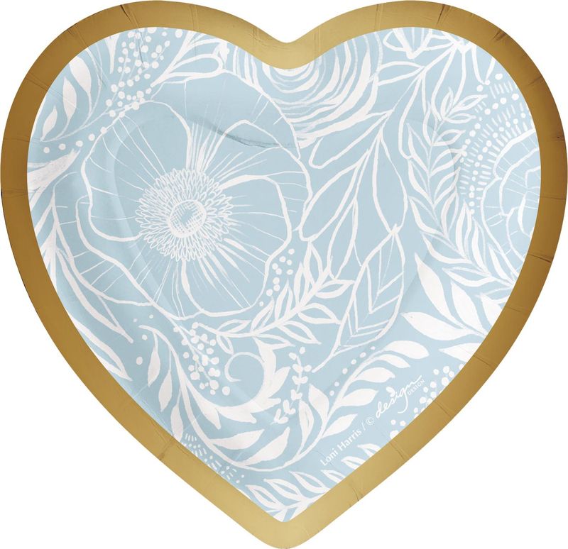 Something Blue Canape Plate