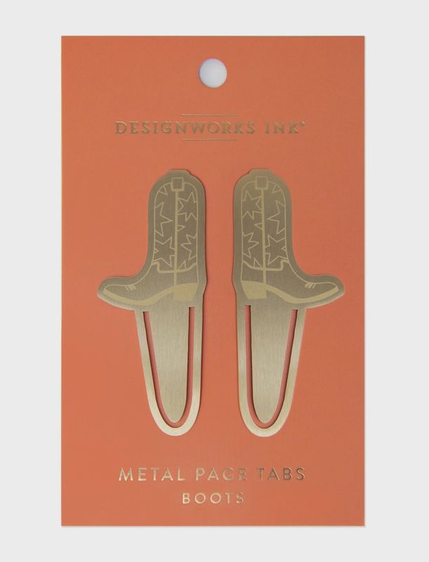 Boots Brass Page Tabs