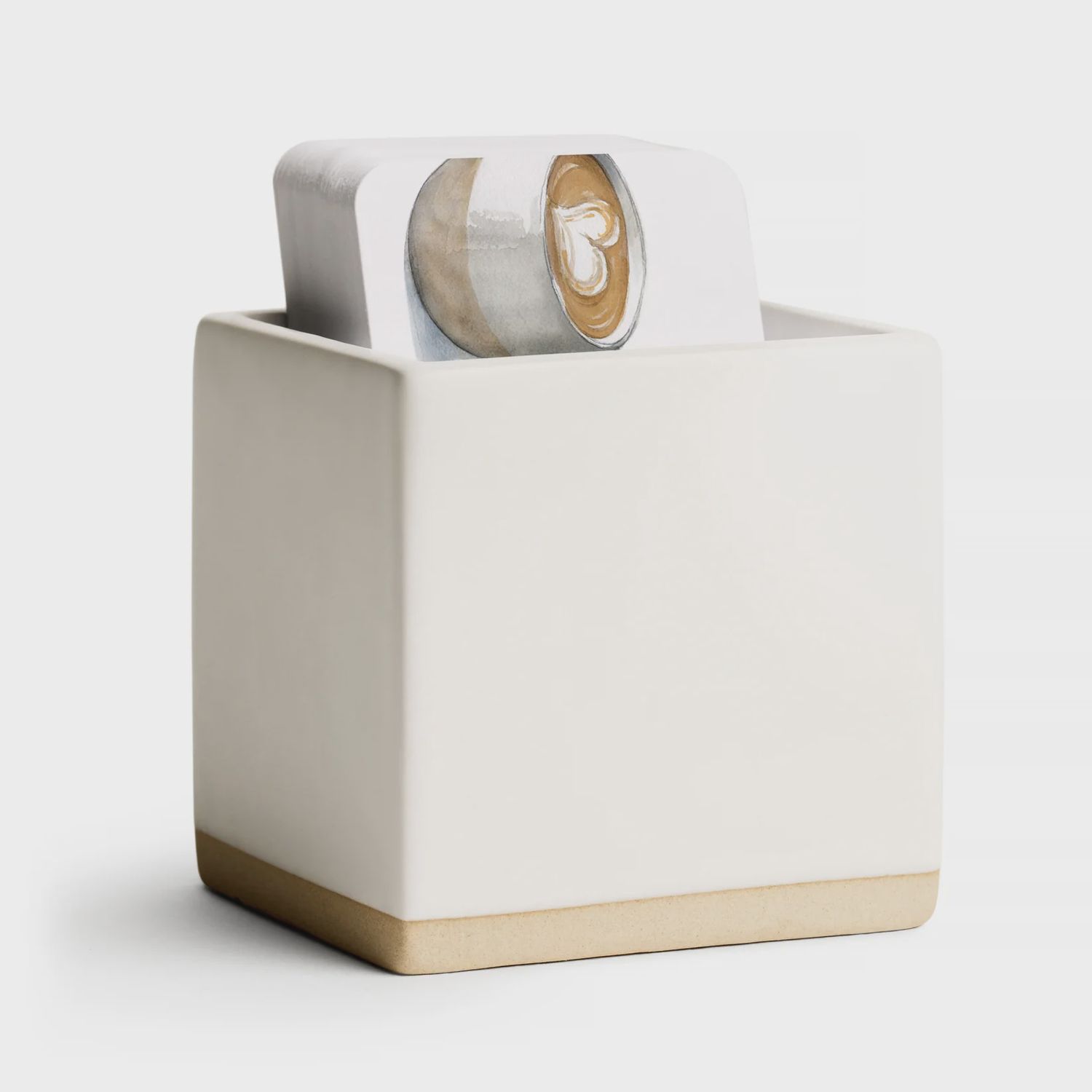 Little Notes Ceramic Holder White