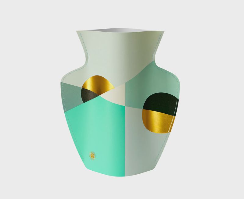 Large Paper Vase Siena Mint