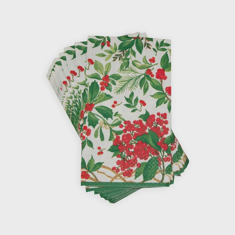 Holly Chintz Dinner Napkin