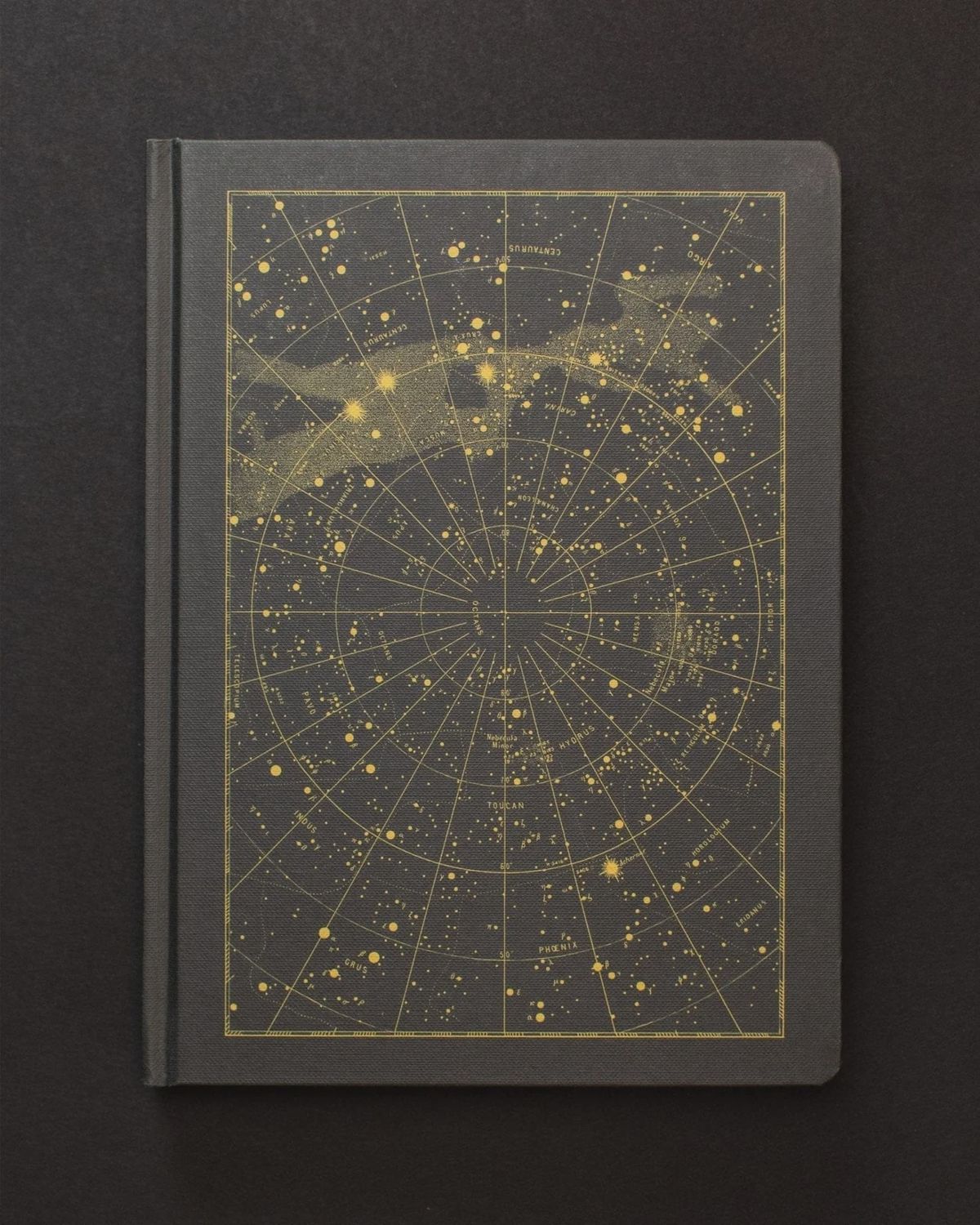 Star Chart Black Page Journal