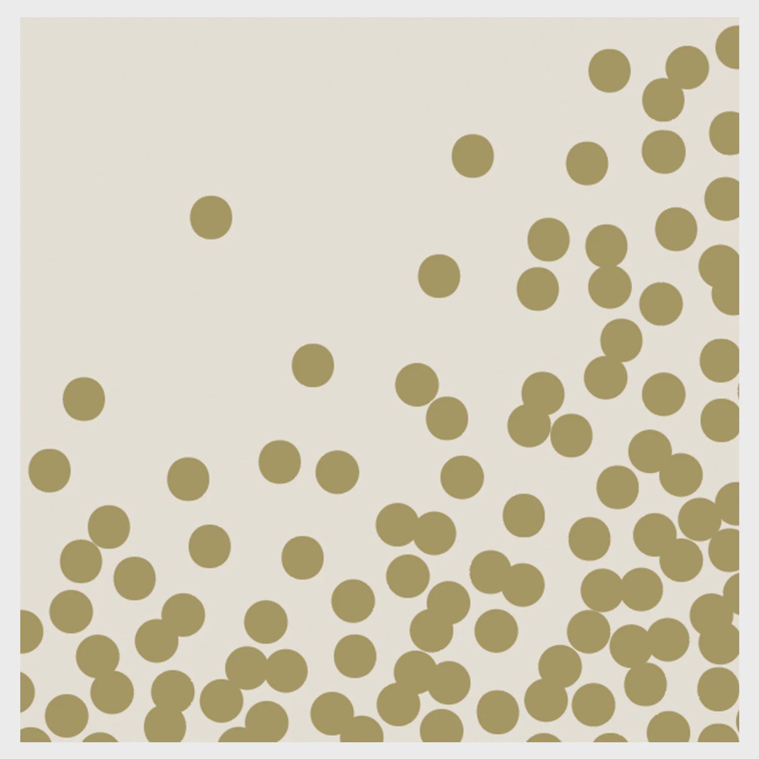 Gold Confetti Cocktail Napkin