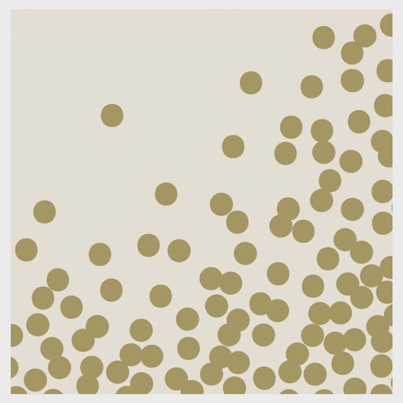 Gold Confetti Cocktail Napkin