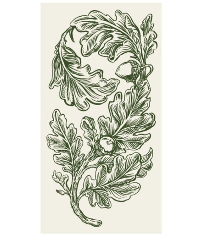 Oak Leaves Guest Napkin