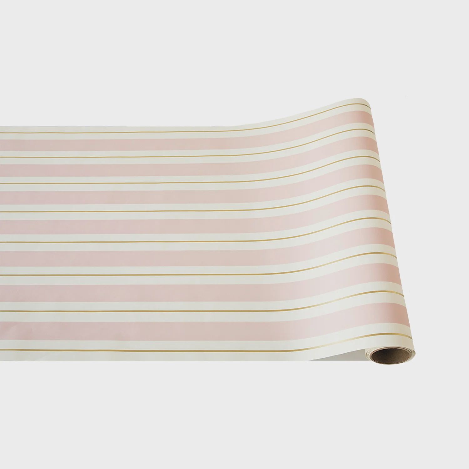 Pink &amp; Gold Awning Stripe Runner