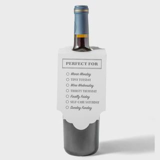 Wine Tag Perfect for Weekdays