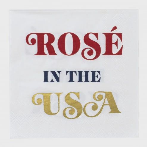 Napkins Rose In The USA