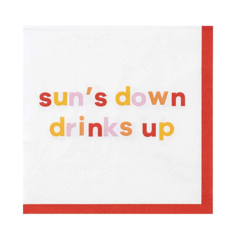 Napkins Sun Down Drinkup
