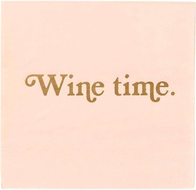 Napkins Wine Time