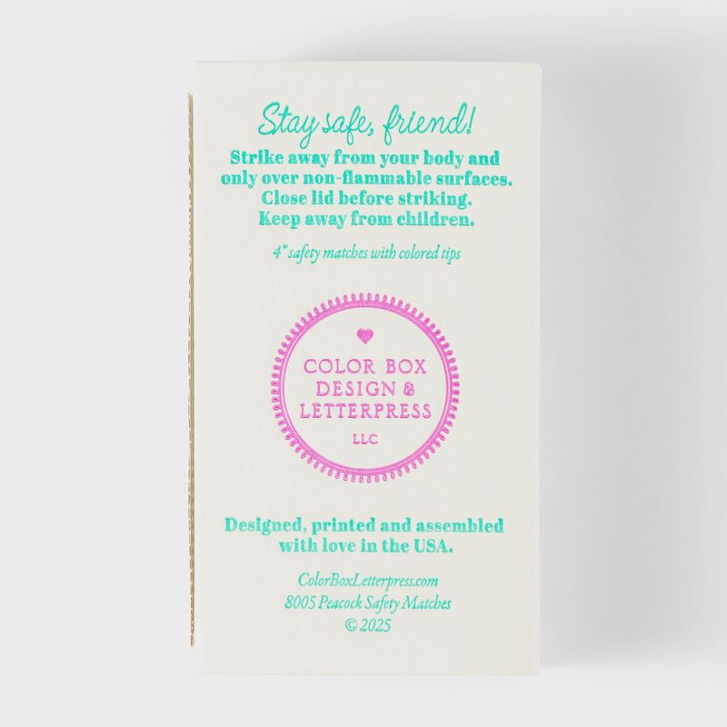 Peacock Safety Matches