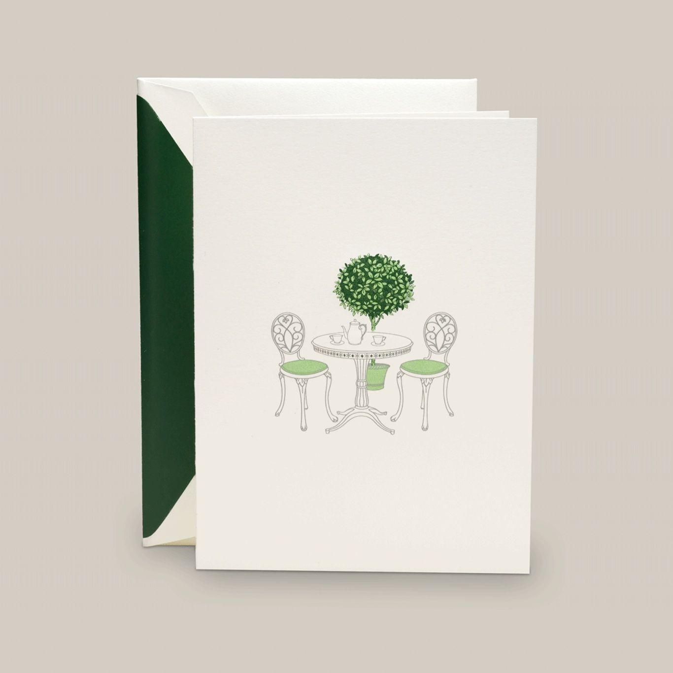 Engraved Garden Bistro Note Set