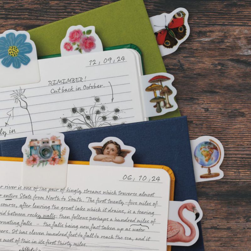 Eclectionery Journal Tabs - Botanical
