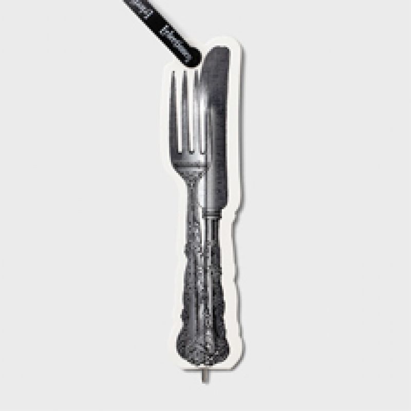 Knife &amp; Fork - Eclectionery Flat Bookmark Pen