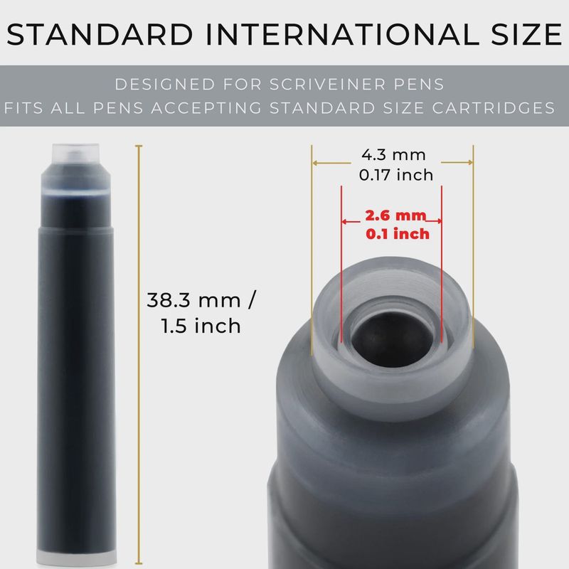 Fountain Pen Refill Ink Black