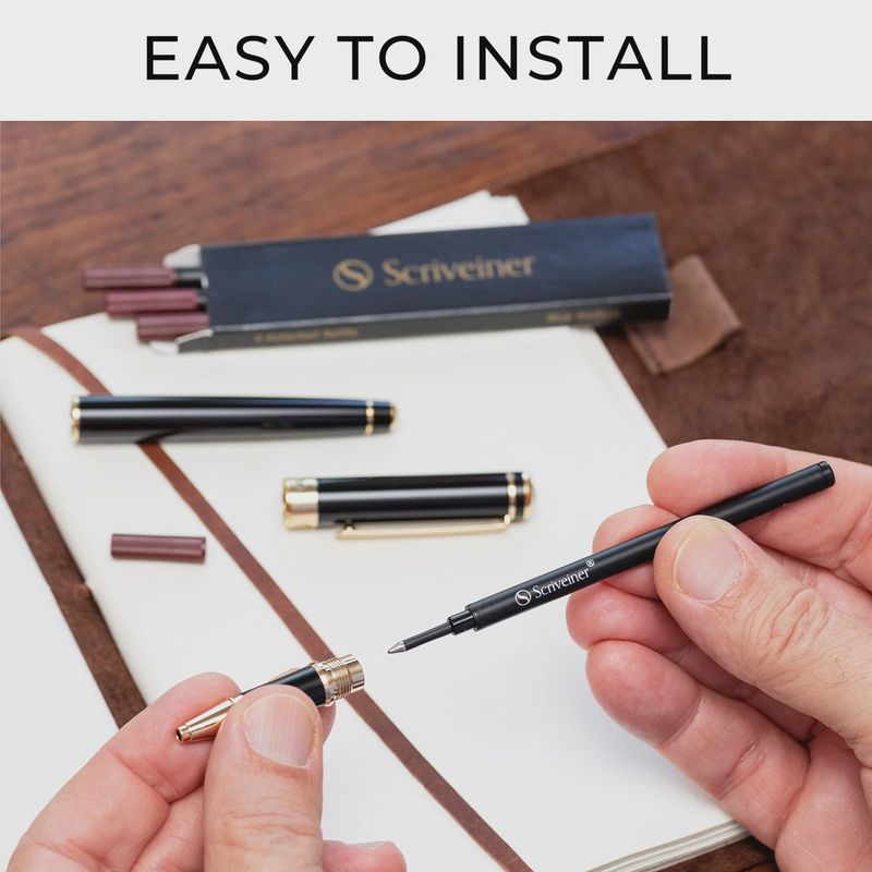 Rollerball Refill Ink Black