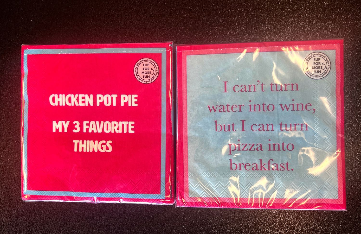 Napkin Pizza For Breakfast