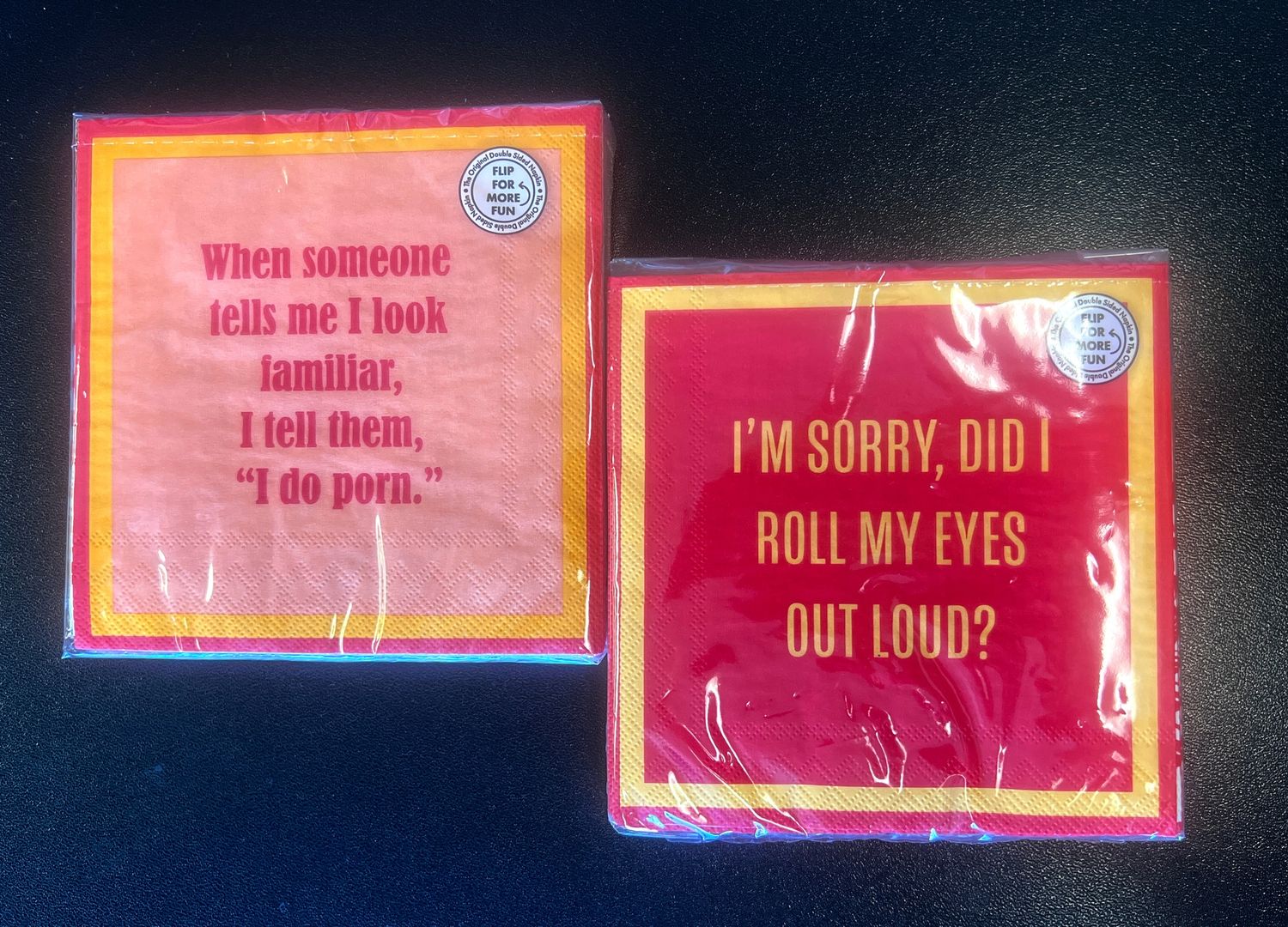 Napkin Roll Your Eyes