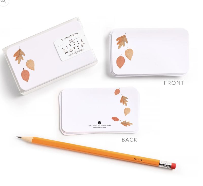 Falling Leaves Little Notes