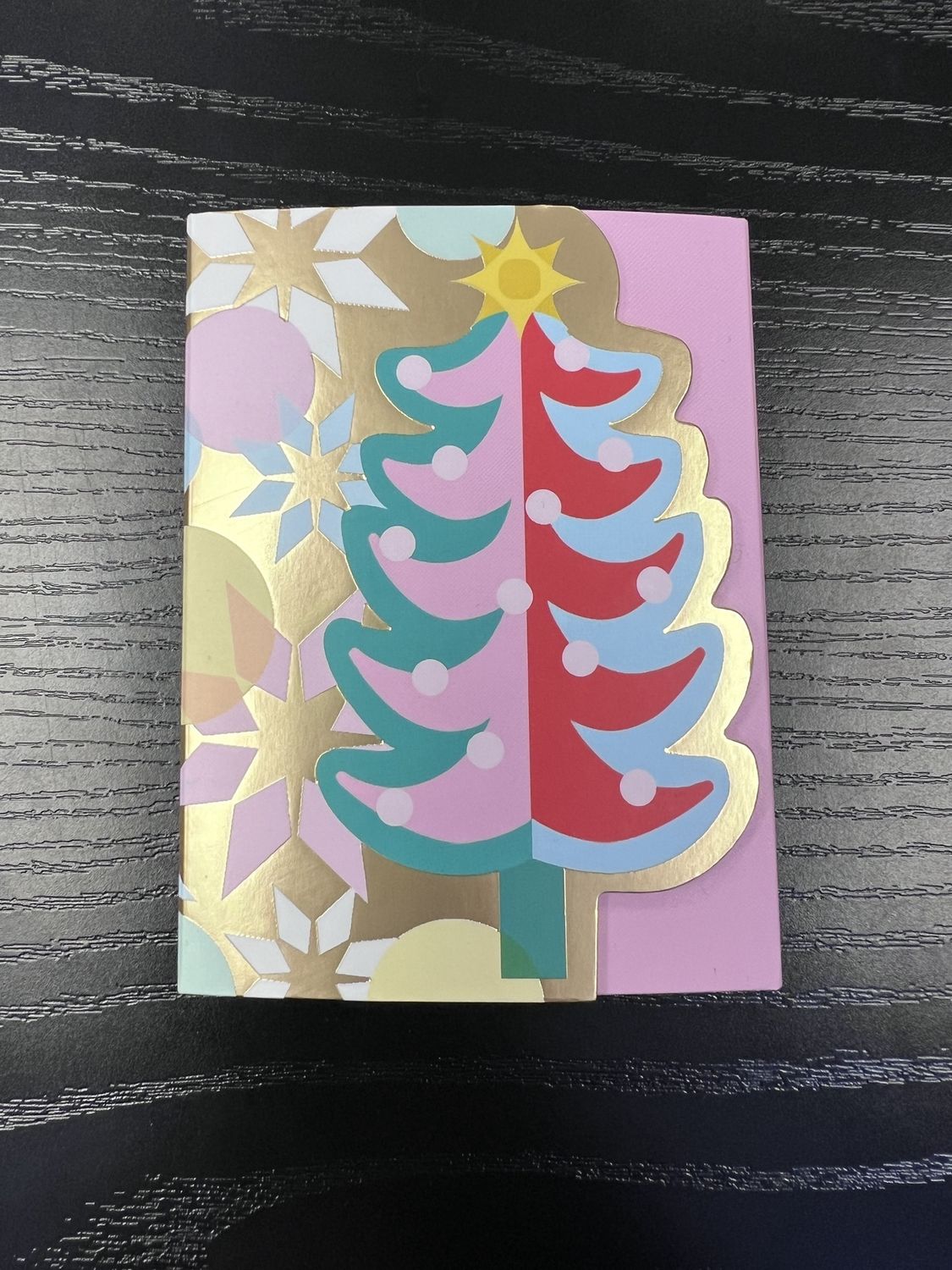 Christmas Tree Notepad Pink