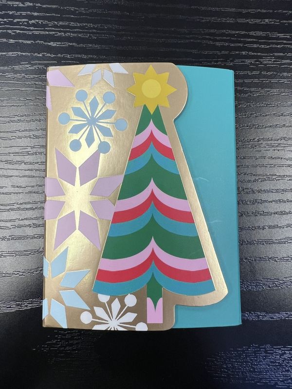 Christmas Tree Notepad Green