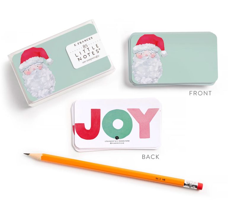 Vintage Santa Little Notes