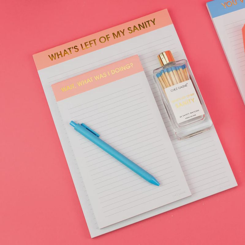 Wait, What Was I Doing? - Lined Notepad