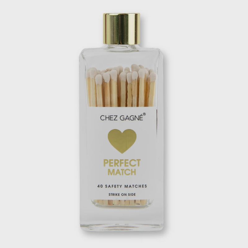 Perfect Match (Heart) - White Matches