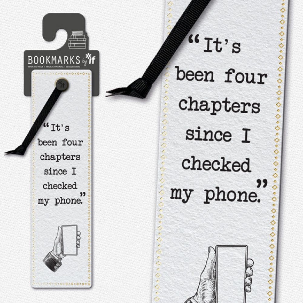 Checked My Phone - Literary Bookmarks