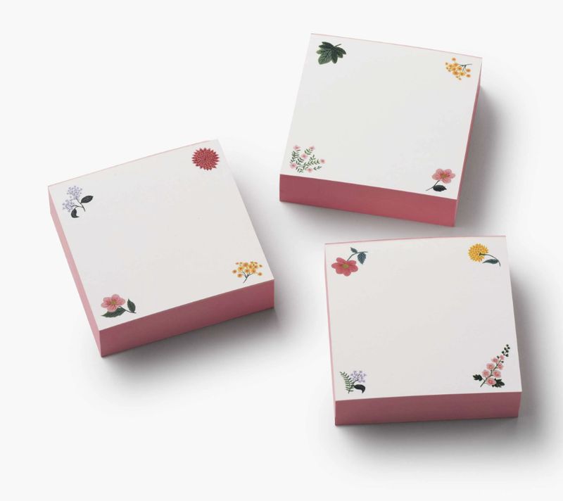 Dahlia Notepad Trio