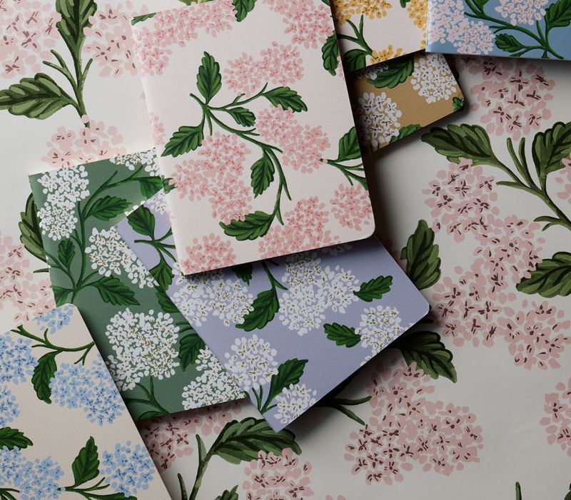 Hydrangea Pocket Notebook Boxed Set