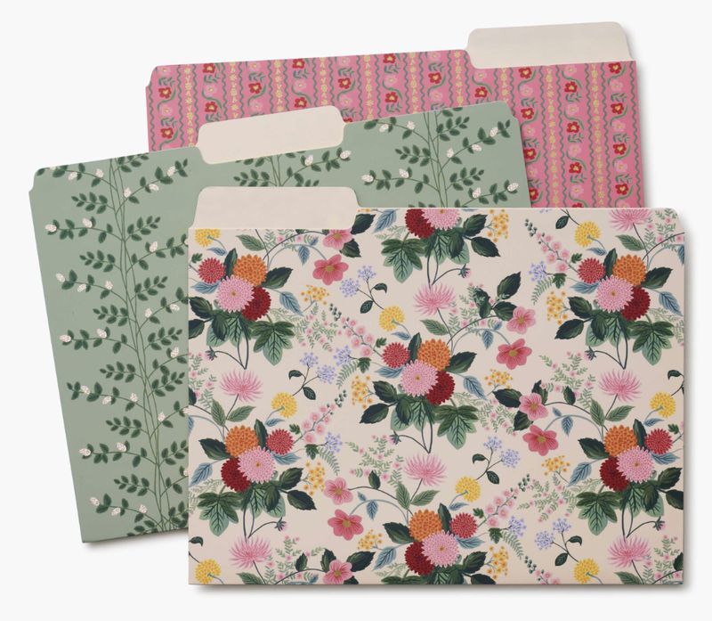 Dahlia File Folder Set