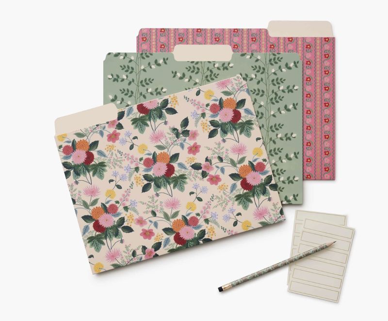 Dahlia File Folder Set