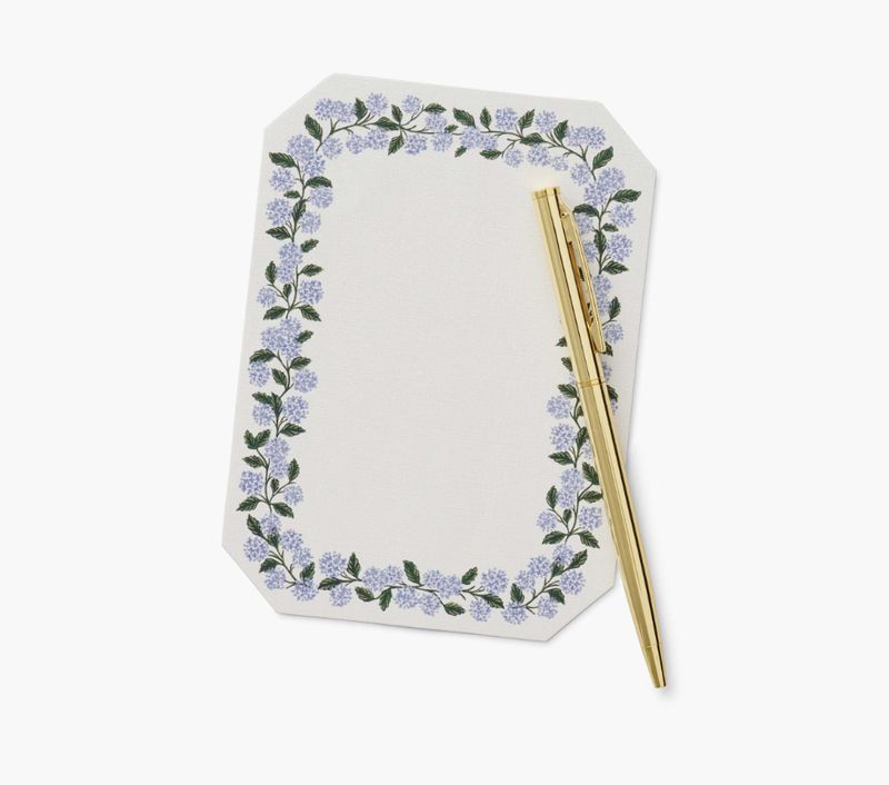 Hydrangea Note Writing Set