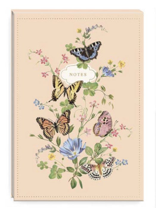 Ephemeral Garden Butterfly Notepad Flip