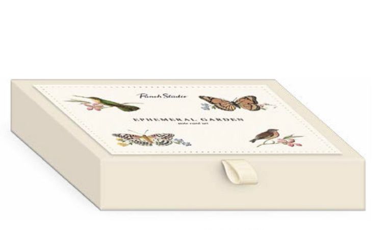 Ephemeral Garden Notecard Cigar Box