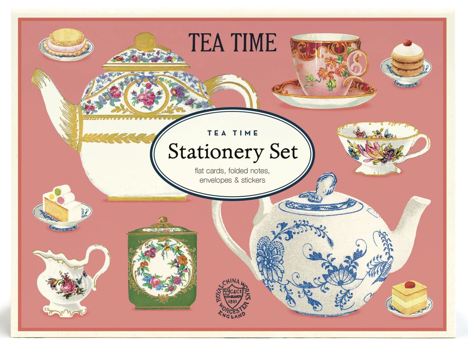 Tea Time Stationery Set