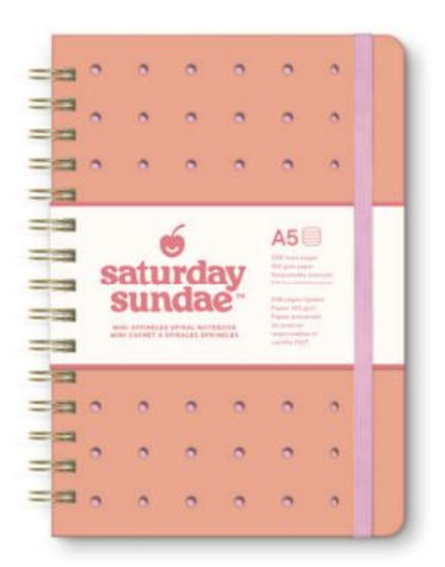 Tutti-Frutti Mini Sprinkles Spiral Notebook