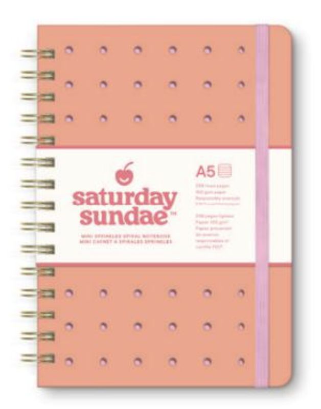 Tutti-Frutti Mini Sprinkles Spiral Notebook