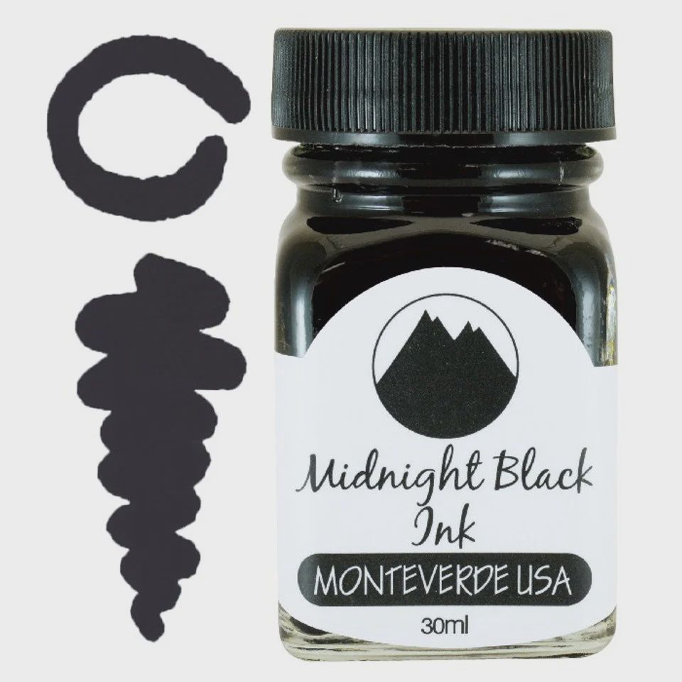 Midnight Black Bottle Ink