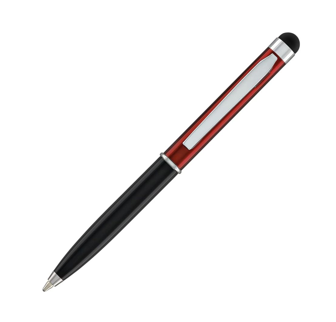 Poquito Ballpoint Pen w/Stylus Black/Red