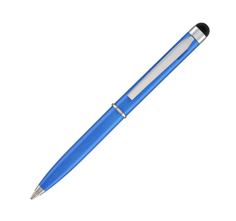 Poquito Ballpoint Pen w/Stylus Cobalt Blue
