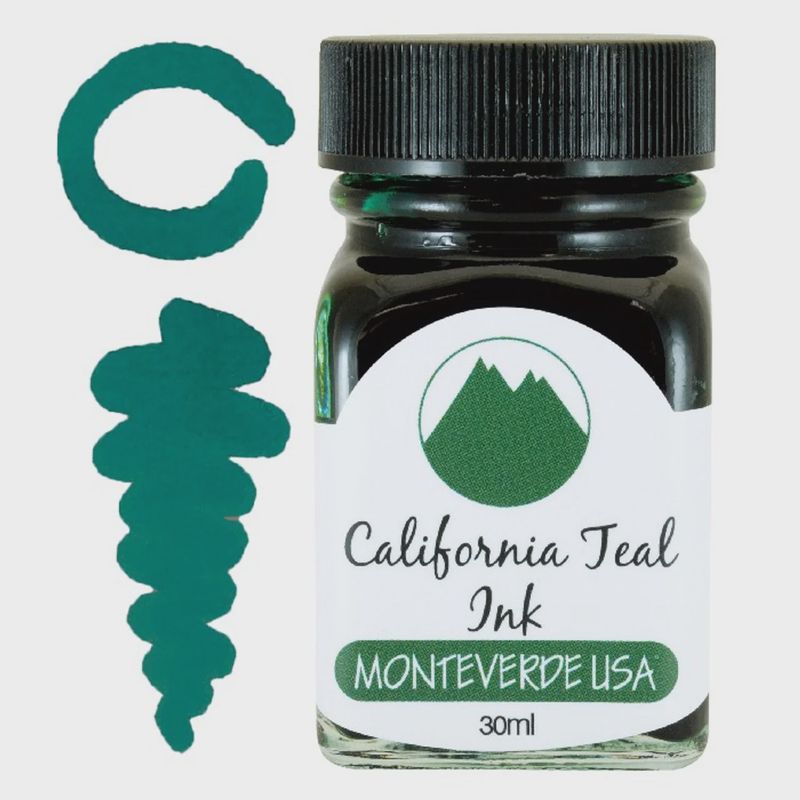California Teal Bottle Ink