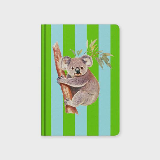 Stripe Koala Hardback Notebook A5