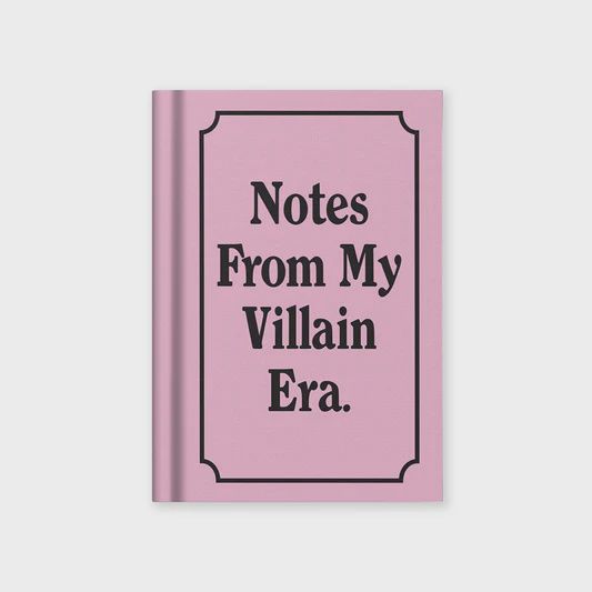 Notes from my Villain Era Hardback Notebook A7