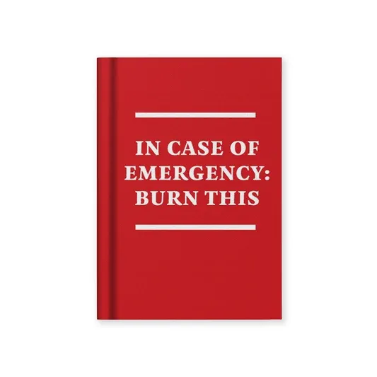 Case of Emergency Fabric Hardback Notebook A7