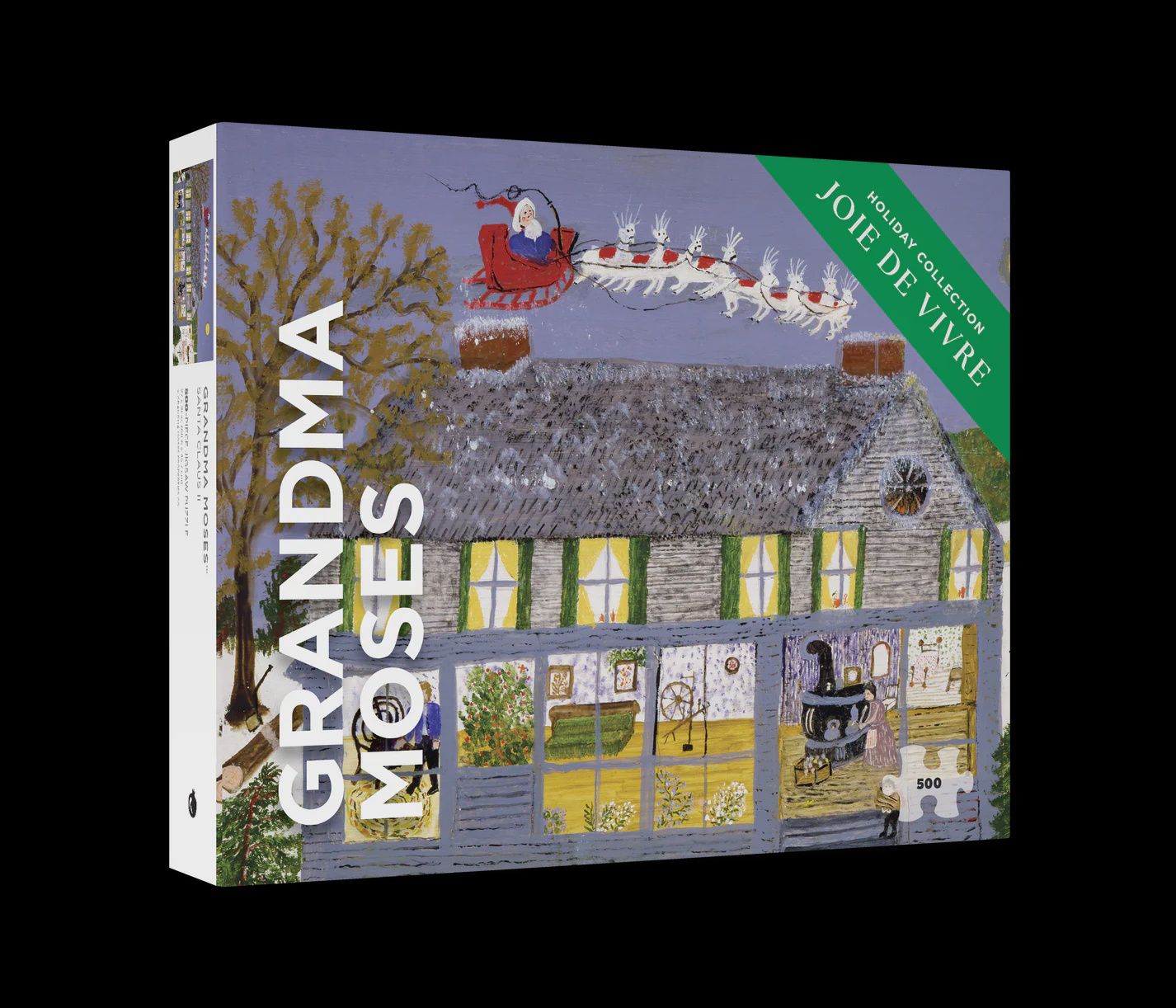 Grandma Moses: Santa Claus II 500-Piece Puzzle
