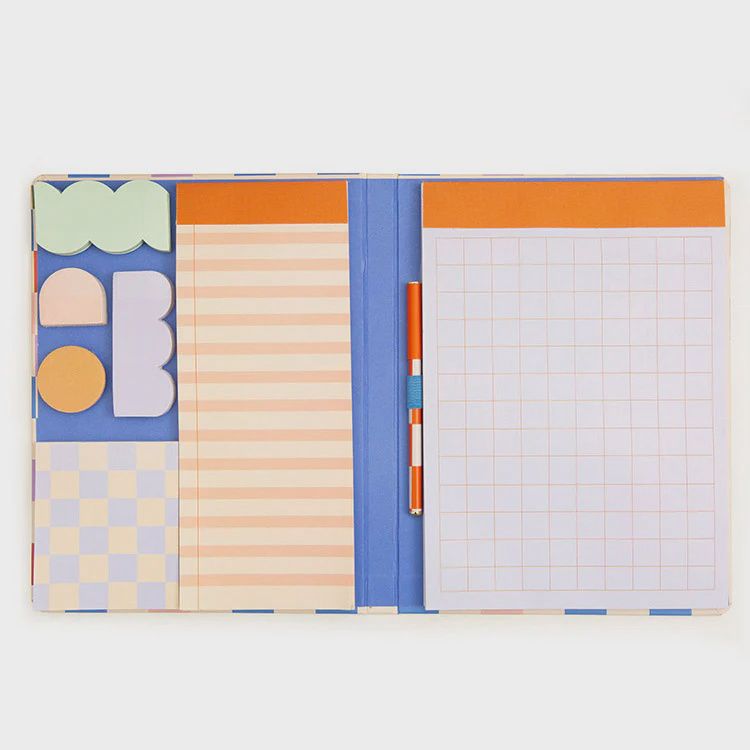 Inkerie Notepad with Sticky Notes Set &amp; Pen