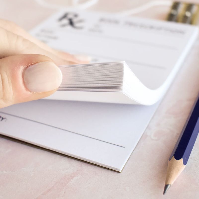 Book Prescription Notepad