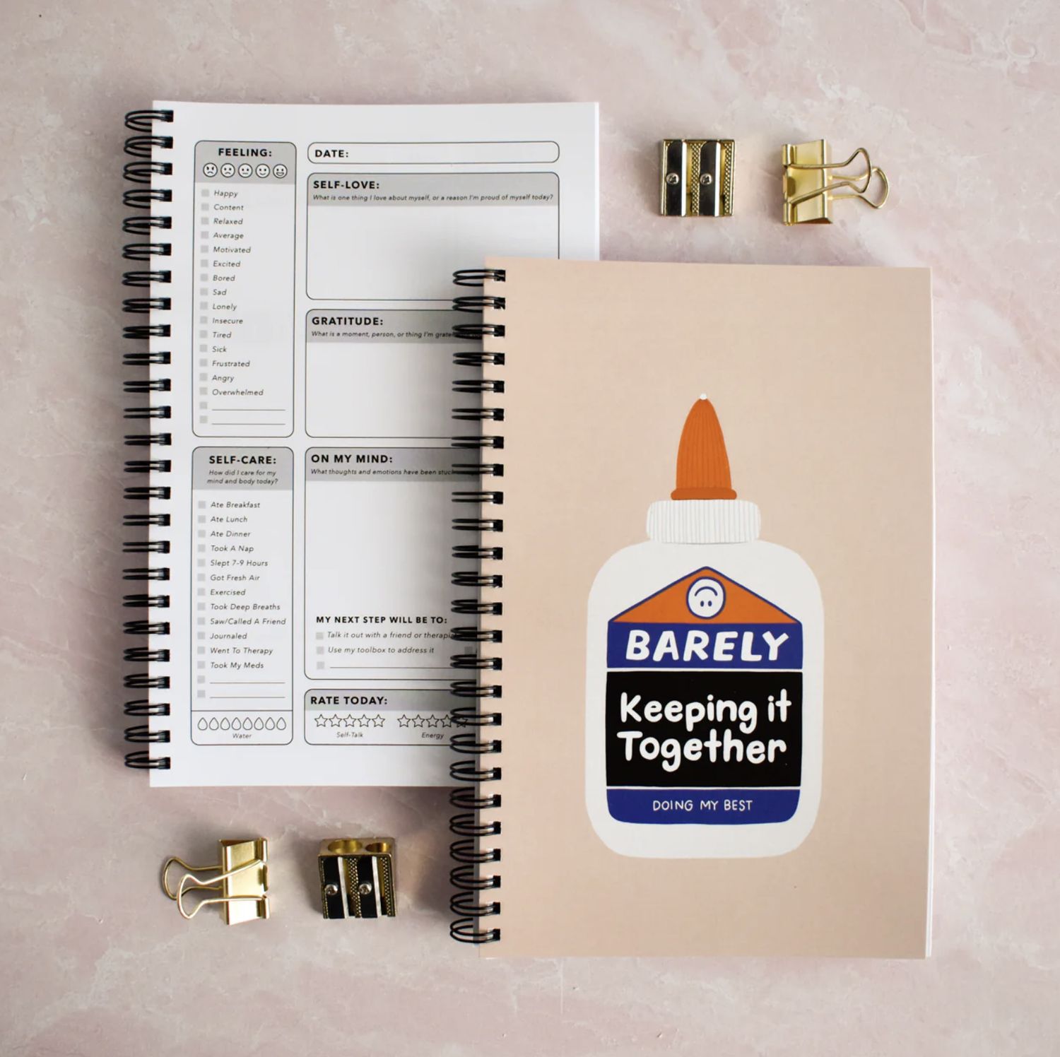Barely Keeping it Together Mental Health Journal